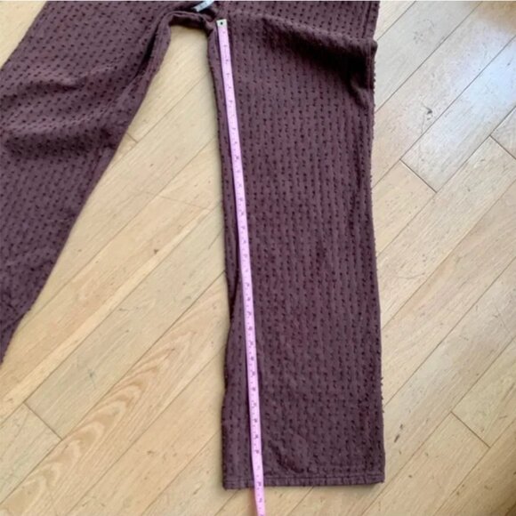 PRETTY LITTLE THING Brown Textured High- waisted 5 Pocket Jean- Sz 10 - Picture 6 of 7